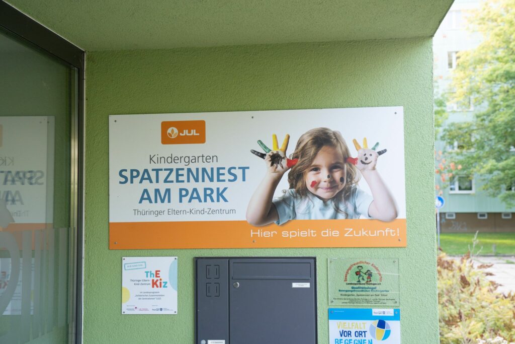 JUL Kitas in Thüringen - Kindergarten Spatzennest am Park - Liebevoller und kompetenter Kindergarten in Erfurt